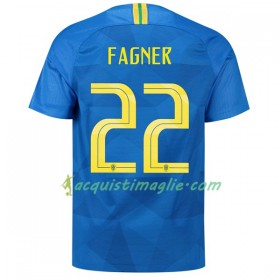 Divisa di Calcio Brasile Fagner 22 Trasferta Mondiali 2018